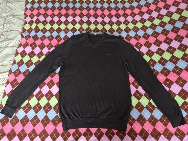 Men Lacoste Sweater Black 42