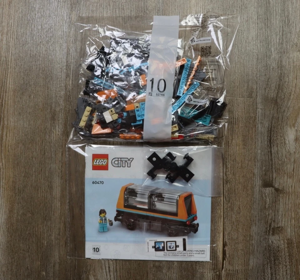 LEGO® City 60470 Arctic Explorer Train Panoramic Passenger Car Coach Only! NEW! - Image 3 of 4