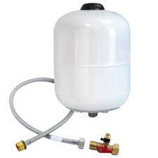 8 Litre Potable Expansion Vessel + 1m Hose + Service Valve