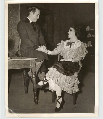 Charles Kullman, Licia Albanese SAN FRANCISCO OPERA ''La Bohème'' 1944 Press Photo