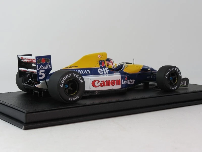 GP Replicas Williams Renault FW14B Mansell WC 1992 winner French 1/18 GP050EWD - Immagine 2 di 4