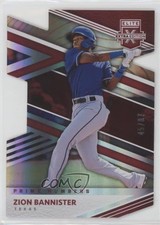 2020 Panini Elite Extra Edition Prime Numbers A Die-Cut 45/87 Zion Bannister 1l2