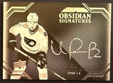 2016-17 Upper Deck Ivan Provorov Black Obsidian Signatures RC Auto Flyers