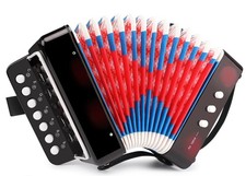 Kids Accordion, 10 Keys Control Mini Accordion Toy Gifts Easy to Play for kid...
