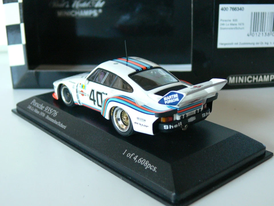 Minichamps 1:43 Porsche 935/76 #40 24 horas Le Mans 1976 edición limitada 1 de 4.608 piezas Foto 4 de 4