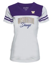 Old Varsity Brand NCAA Washington Huskies Football White/Purple SIZE 1XL