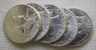 COIN LOT (5 COINS) 1962 P & D Franklin 50C Silver Half Dollar, BU UNC, SWEET!