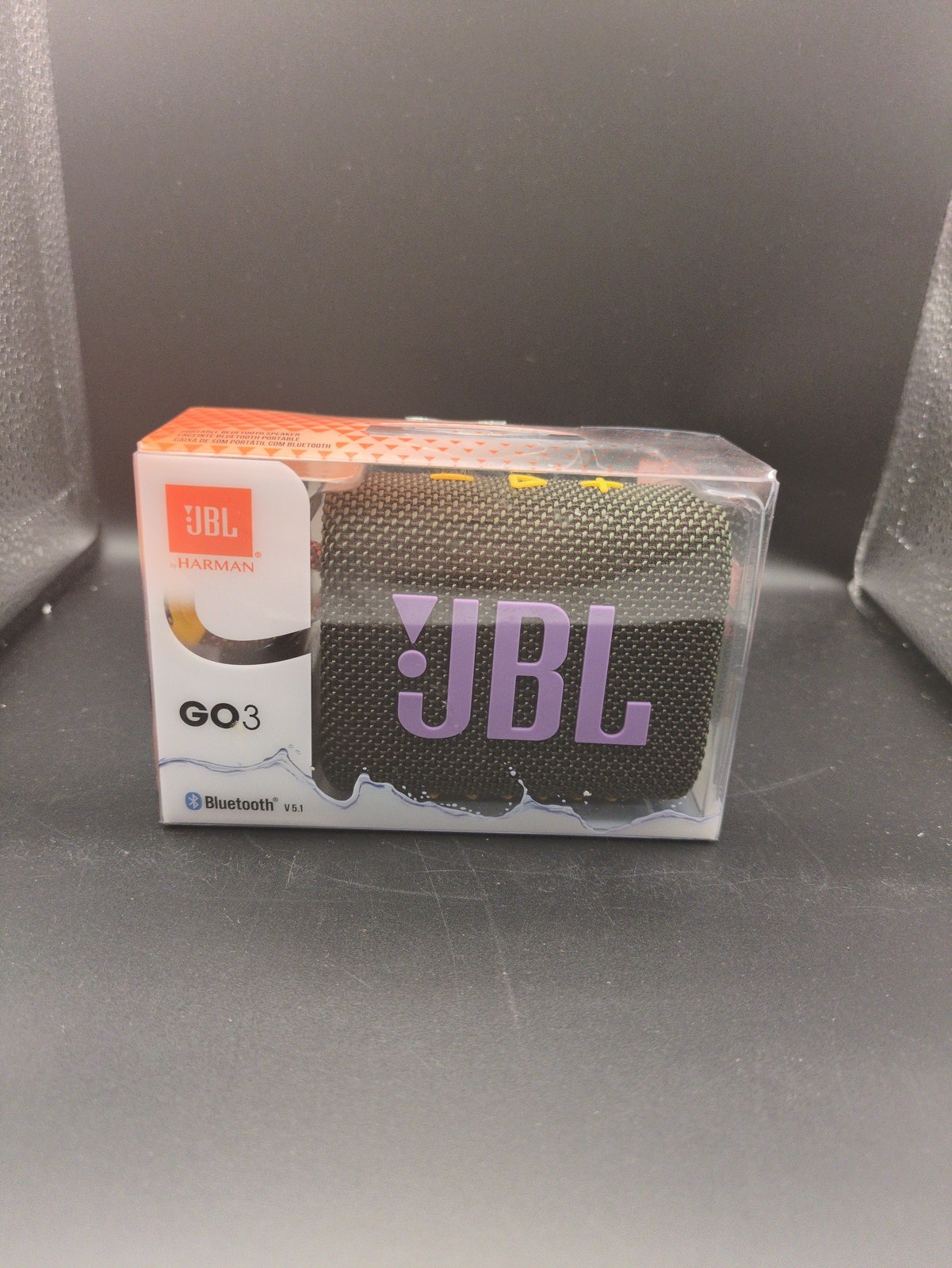 Portable Bluetooth Speaker Green JBLGO3BLKAM | New