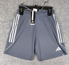 Adidas Originals Tiro 23 Shorts Men's Gray / White IC7488 Medium NWT 26" Waist
