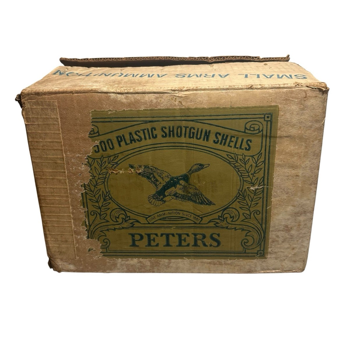 Vtg/Antique PETERS Target Load 12 Gauge Shotgun Shell Box Shipping