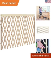 Retractable Baby Gate - Extra Wide and Hardware Mounted for Ultimate Safety