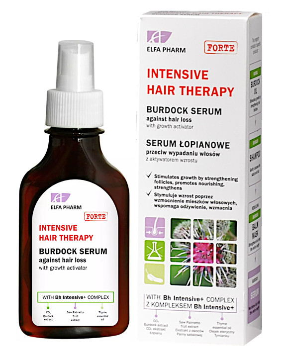 ELFA INTENSIVE HAIR THERAPY BURDOCK OIL SERUM WITH GROWTH ACTIVATOR 100ml FORTE