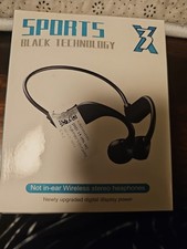Sports Black Technology Not In Ear Wireless Stereo Headphones
