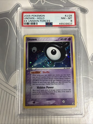 Unown graded PSA 8 for sale on eBay