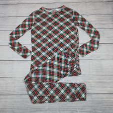 12 Posh Peanut Holiday Plaid Pajamas