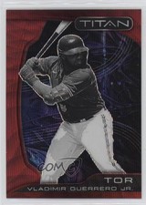 2022 Panini Chronicles Titan Ruby Wave Prizm /199 Vladimir Guerrero Jr #25 13os