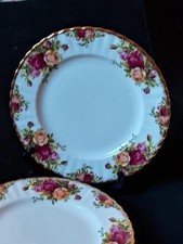 Piatto Antipasto/Colazione/Dessert, Royal Albert "Old Country Roses" England .