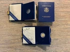 1994 1/10th $5 Proof American Gold Eagle, Box & COA. Extra Empty Case Included.
