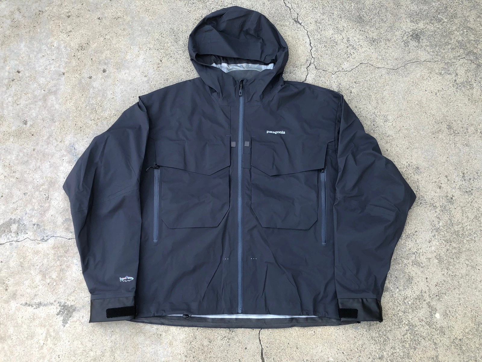 Patagonia 2024 SST Wading Fly Fishing Waterproof Hooded Zip Up Jacket Size XXL
Opens in a new window