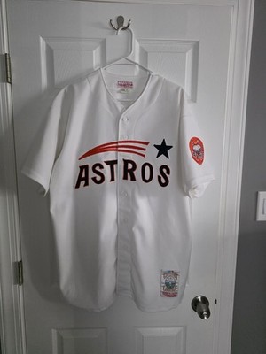 100% Authentic Vintage Mitchell & Ness Houston Astros Blank Back
