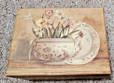 Tri coastal Design  Decorative Storage Box Floral with address  book ,phone book