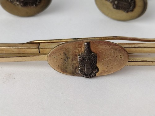 Vintage Anson Cufflinks & Lamode 10k 1/20 G.F. Tie Clip Set - 第 2/8 張圖片