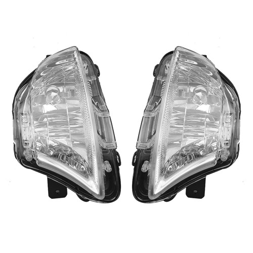Left+Right Clear Front Bumper Fog Light Lamp For Lexus LS460 2007 2008 2009 2010 - Foto 4 di 11