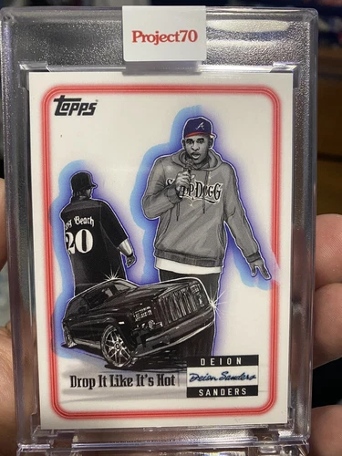 Topps project 70 Snoop Dogg /Deion Sanders PRIMETIME DROP IT LIKE ITS HOT