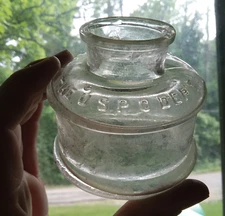 1880s RARE CARTER'S INK BOTTLE PROPERTY OF THE U.S.P.O DEPT (U.S.POST OFFICE)