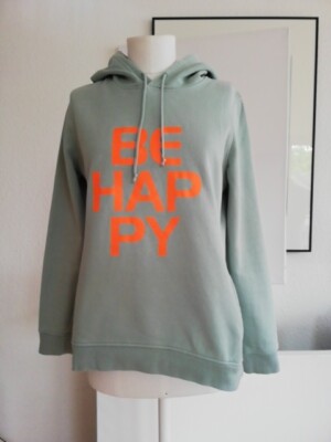 Hoodie BE HAPPY Lilu Lissy SYDNEY, GR. L (entspricht eher M!) Khaki/Neonorange