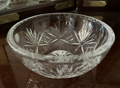 Rogaska Full Lead Crystal Bowl Heavy Starburst Pattern Candy Dish 5.5 In Signed - Picture 3 of 8