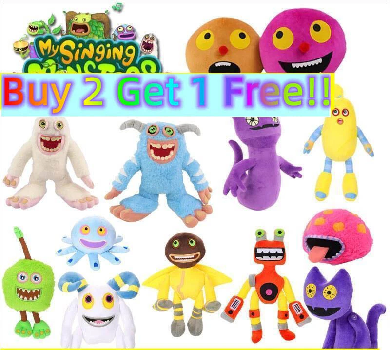 My singing sale monsters plush toys
