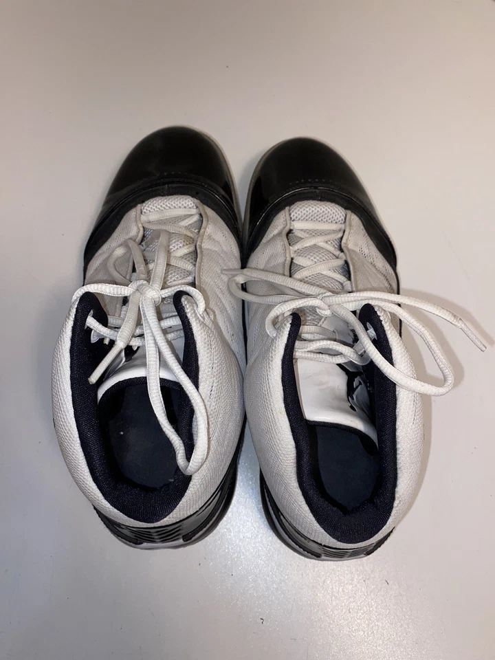 Кроссовки баскетбольные мужские Jordan Melo B'Mo размер 10 белые черные 580590-109 - Изображение 4 из 4