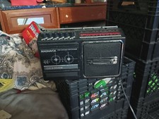 Vintage Non Working AM/FM Radio Cassette Recorder Magnavox D7160 Boombox