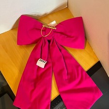 Wondershop Large Christmas Holiday Decorative Pink Velvet Bow 12 Inch decor gift