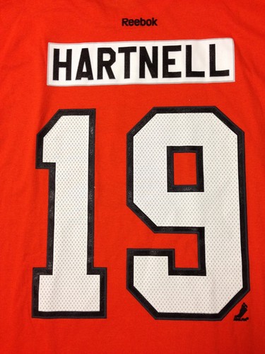 NEW NWT Philadelphia Flyers SCOTT HARTNELL Reebok T-Shirt Jersey Adult w/ Dots - 第 2/6 張圖片