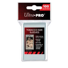 Ultra PRO 100 Count Tobacco Size Sleeves Card Protector Holder Storage Organizer