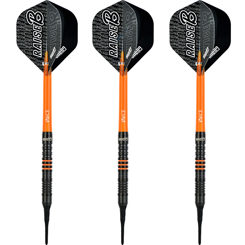 One80 Soft Darts Raise B - BOR 80% Вольфрамовый наконечник для дротиков Softdart 17,5 г NEU