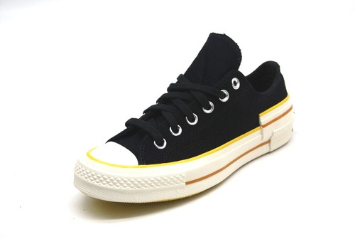 Converse Chuck Taylor All Star 1970s Women 568802C BLACK/SPEED YELLOW/EGRET  SHOE | eBay
