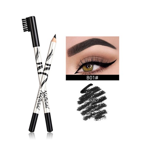 2 in1 Eyebrow Pencil Eye Brow Eyeliner Pen With Brush Waterproof Makeup Tools ф - Picture 12 of 16