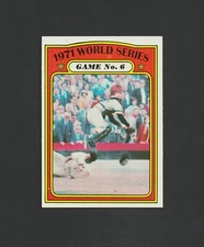 1972 Topps #228 World Series Game 6 ~ Set Break ~~ High Grade!