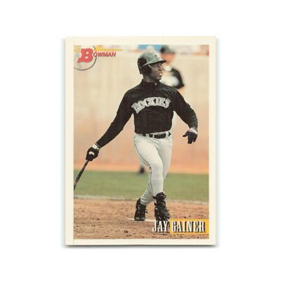 Jay Gainer Rookie 1993 Bowman #444 Colorado Rockies Baseball Card NM