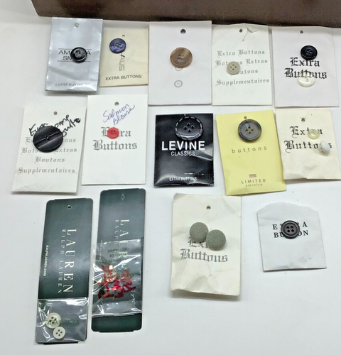Vintage Lot of 14 Packets Assorted Sizes Colors Replacements Extra ...