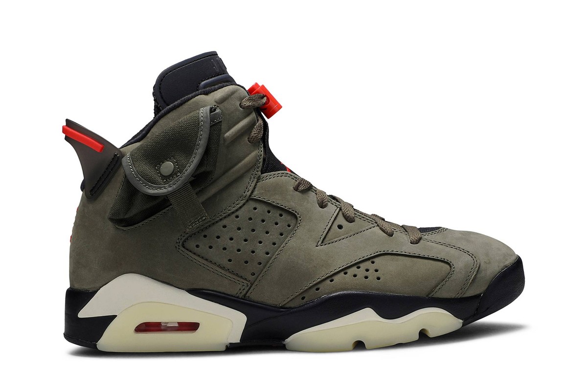 ★入手困難★TRAVIS SCOTT × NIKE AIR JORDAN 6 OLIVE Air Jordan Travis Scott x Air Jordan 6 Retro 'Olive' CN1084