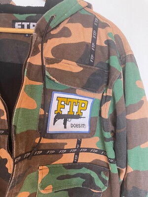 FTP Uzi Tactical Jacket Hoodie Camo Medium | eBay