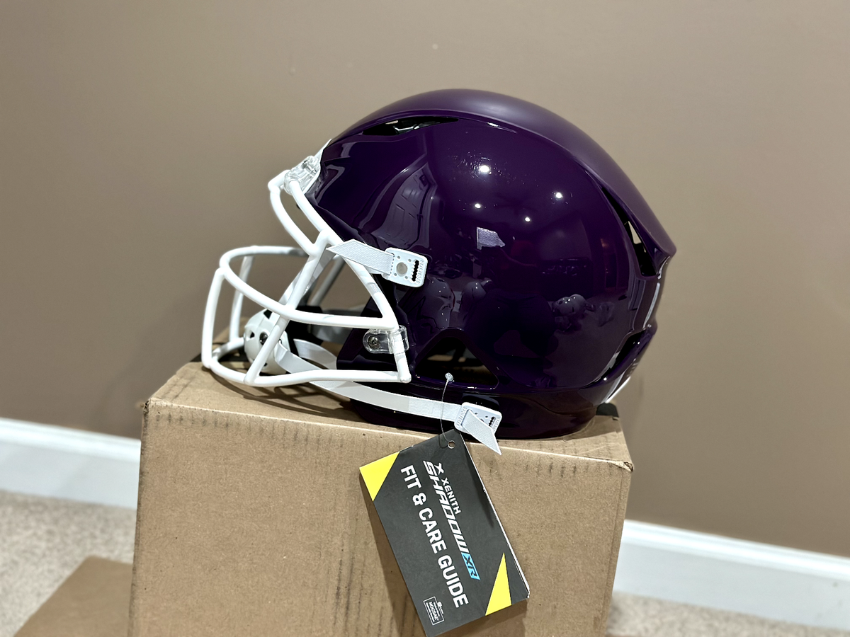 New Custom Purple Xenith Shadow XR Youth Football Helmet W New Custom Purple Xenith Shadow XR Youth Football Helmet W