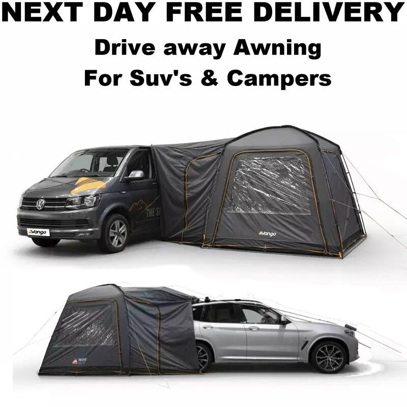 Vango Tailgate Hub II Low Driveaway Awning Poled Suv 4x4 Vw Camper