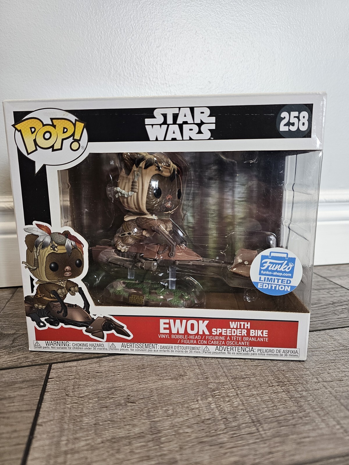 Funko Pop! De Lujo: Star Wars - Bicicleta Ewok Con Velocidad #258 - Funko Web (Fw)...