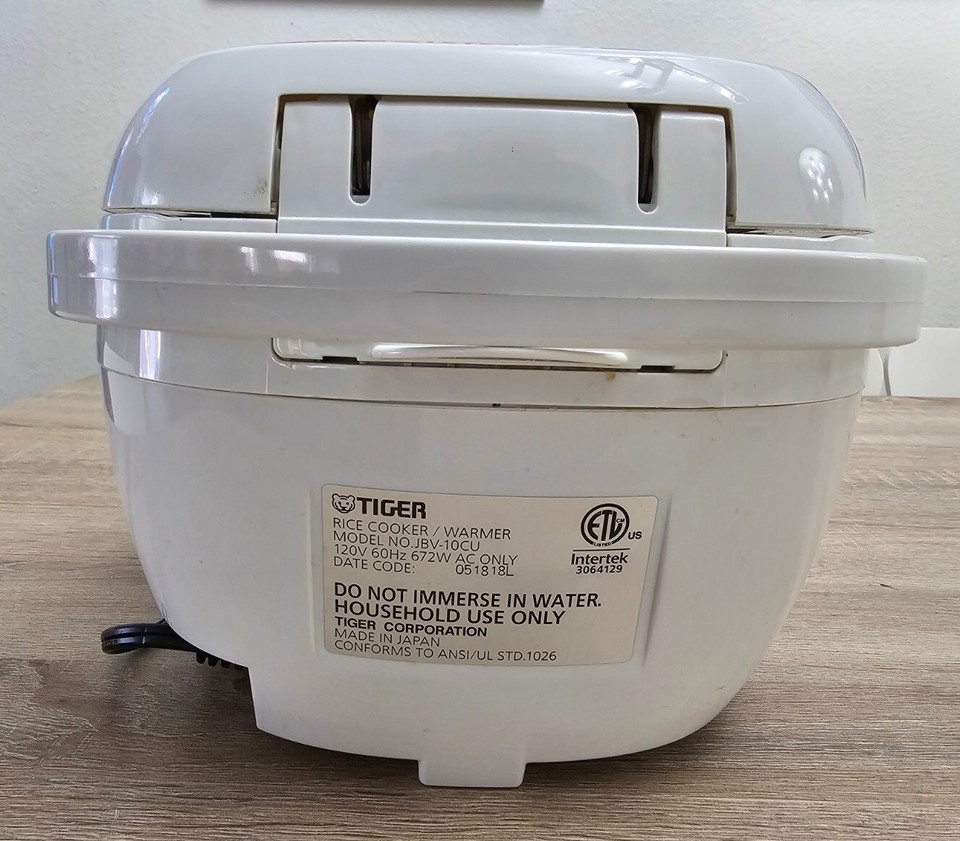 Tiger JBV10CU Rice Cooker TESTED 785830037692 eBay