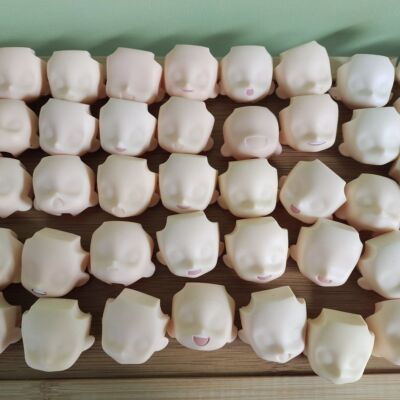 10pc DIY GSC YMY Doll Replacement Face Head Blank Replacement Expression Face
